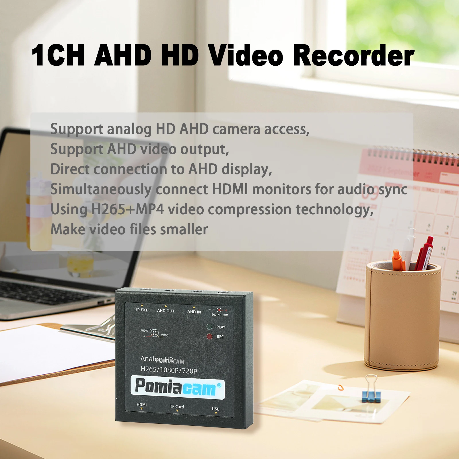 DMA122 New 1Ch Mini DVR Card Real-time HD DVR Video Recorder Support Analog HD AHD Camera HDMI Output Board Video Compression