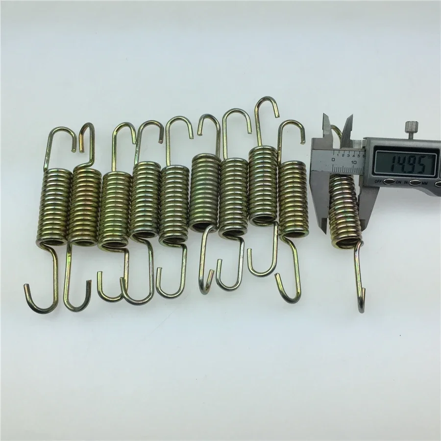 10PCS, Support electric vehicles with dual spring support high-strength spring with a single tension spring support brace