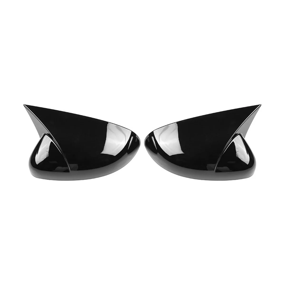 

Car Rear View Mirror Cover Side Wing Mirrors Cover Housing Cap for City 2020 Gloss Black RHD