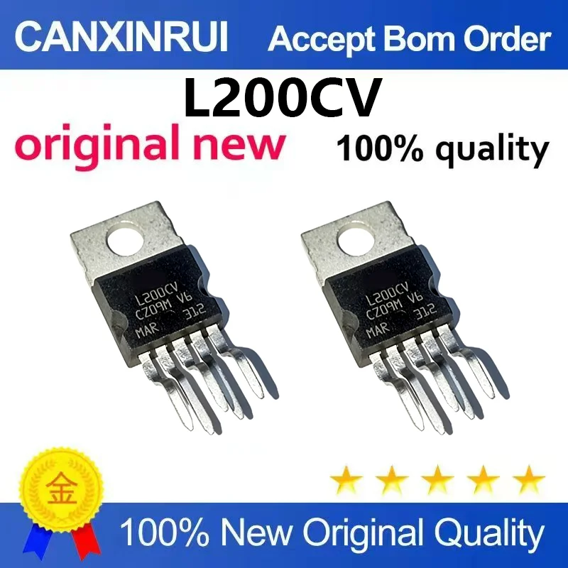 （5pcs-100pcs）Original genuine L200CV L200C TO-220 adjustable voltage and current regulator