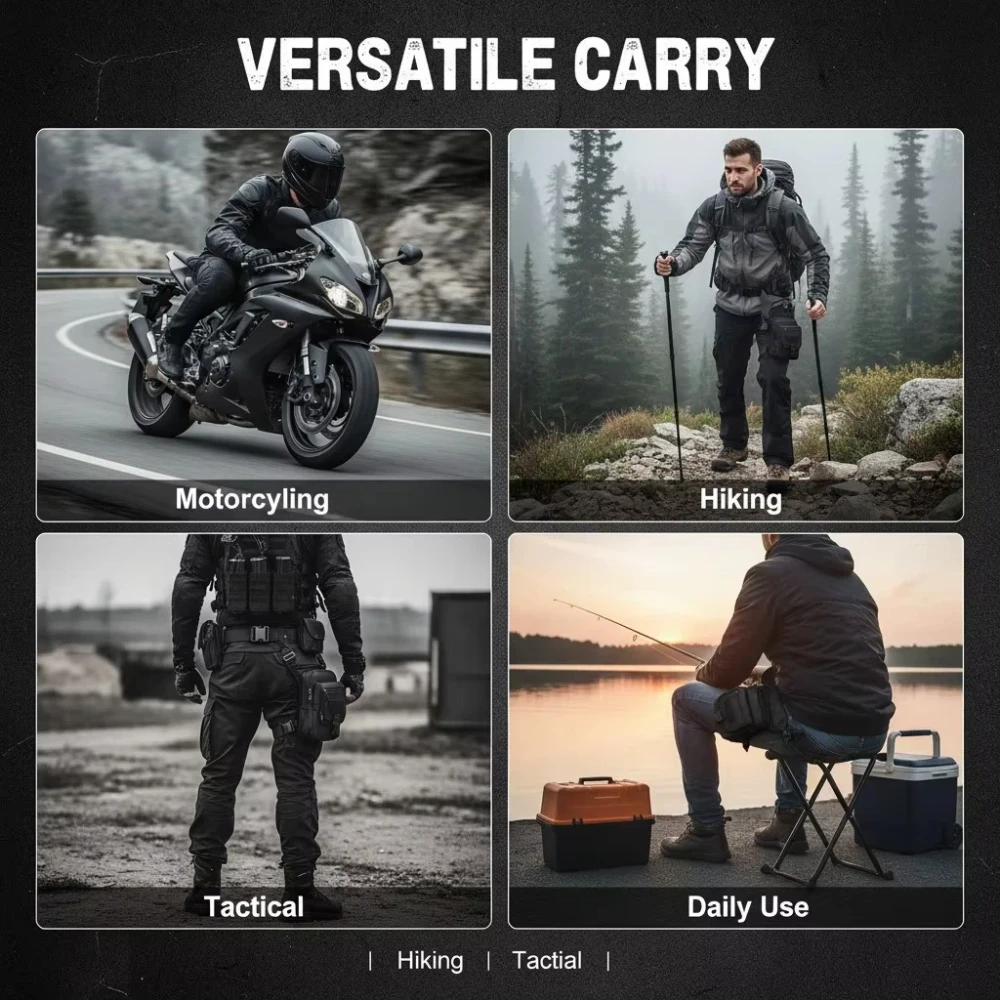 Torba na nogę motocyklowa, tor – Tactical Belt Rigger recenzja i cena