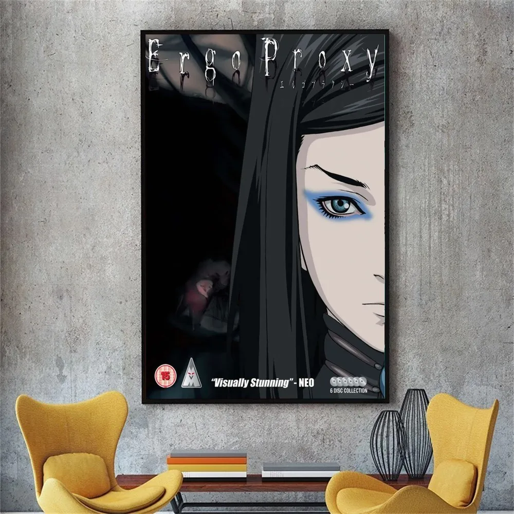 Ergo Proxy Poster DIY Poster Kraft Paper Vintage Poster Wall Art Painting Study Stickers Big Szie Wall Painting