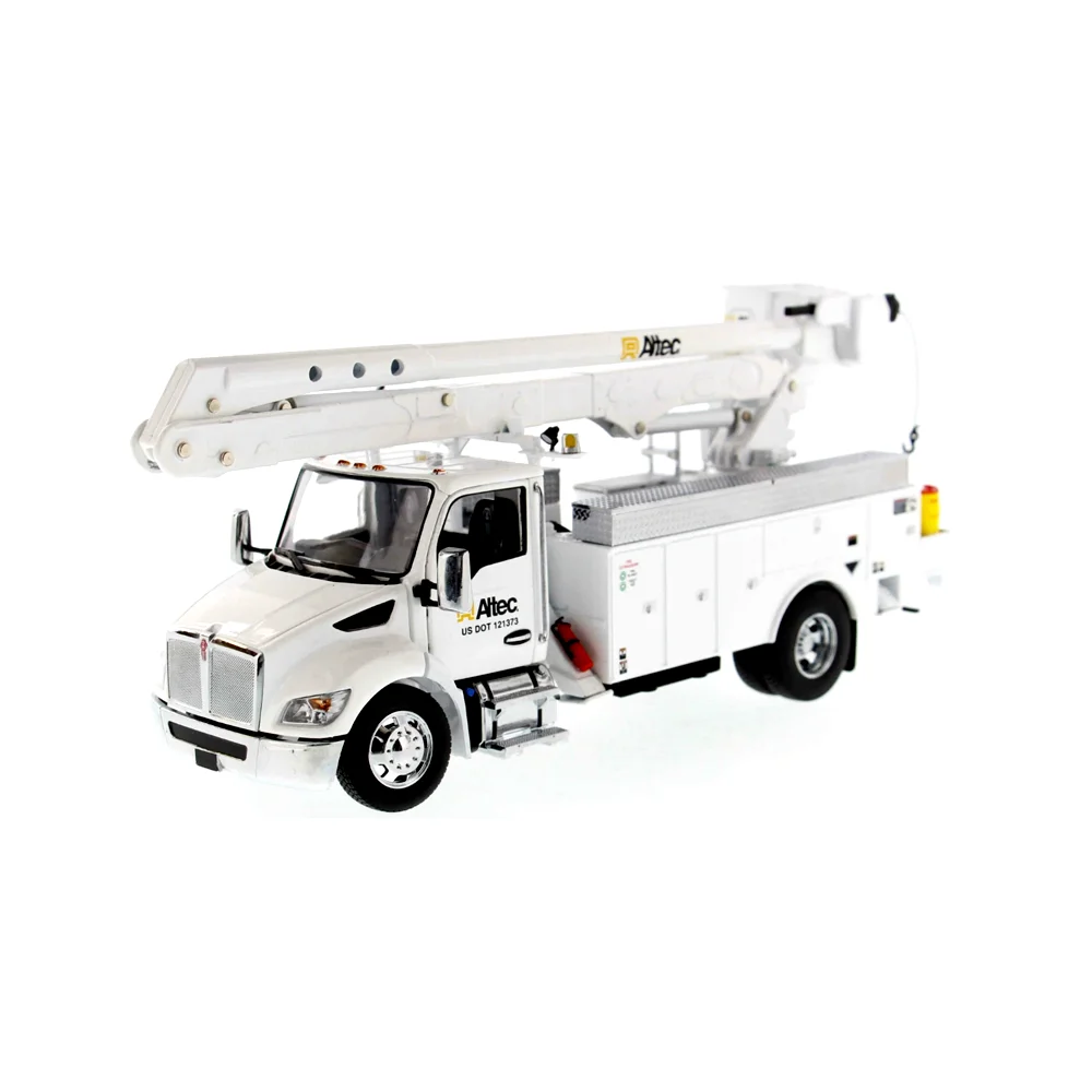 

T380 Service Truck Altec AA55 Aerial Crane 1/32 Birthday Gift Toy Scene Decoration Engineering Car Collection Model #71100