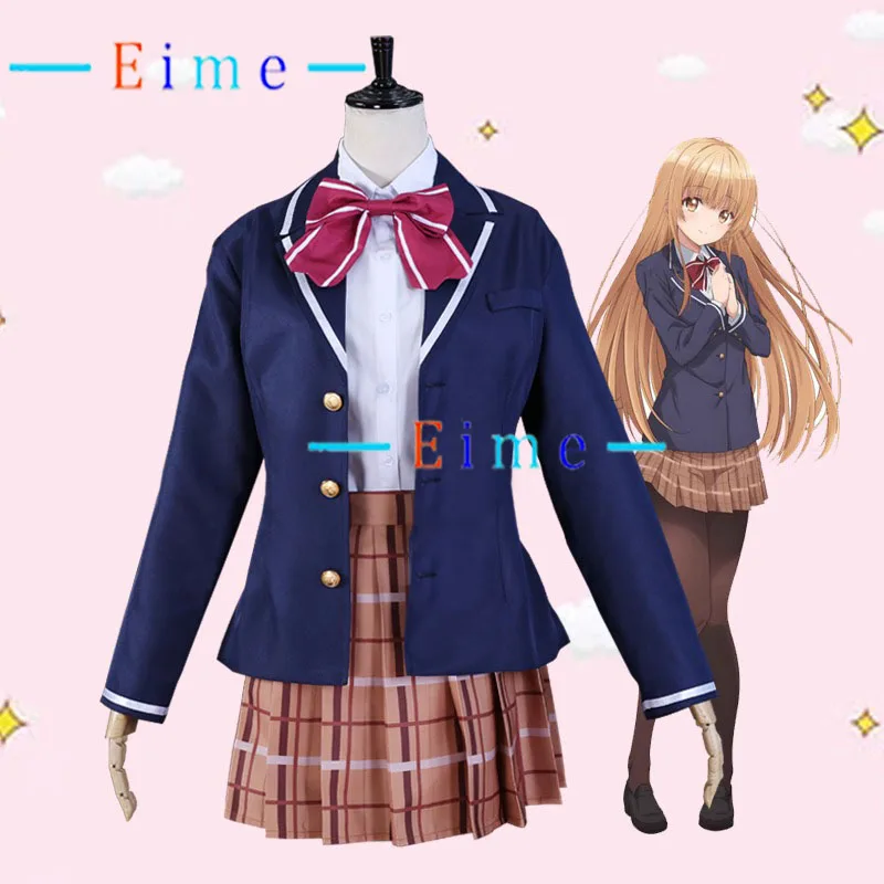 

Shiina Mahiru Cosplay Costume Women Cute Dress School Uniforms Cosplay Suit Shirt Skirt Halloween Party Clothing Custom Made