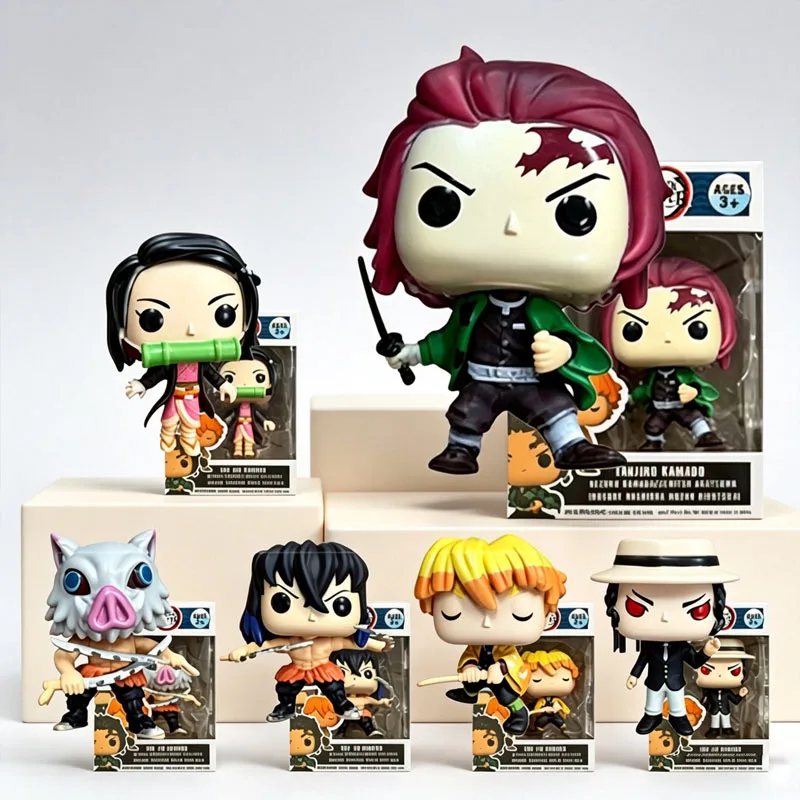 Japanische Dämonen-Cartoon-Actionfigur, Sammlerstück aus Vinyl, Tischdekoration, Geburtstagsgeschenk für Teenager-Anime-Liebhaber.