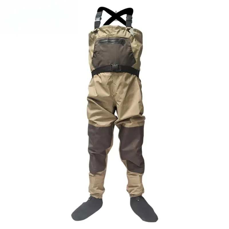 

Men's 3-layer durable waterproof breathable fabric fishing wading