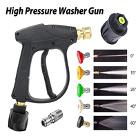 High Pressure Washer Gun Car Washing Gun Kit With 5 Pressure Washer Nozzle and Hose Connector for For Karcher Nilfisk Bocsh hose