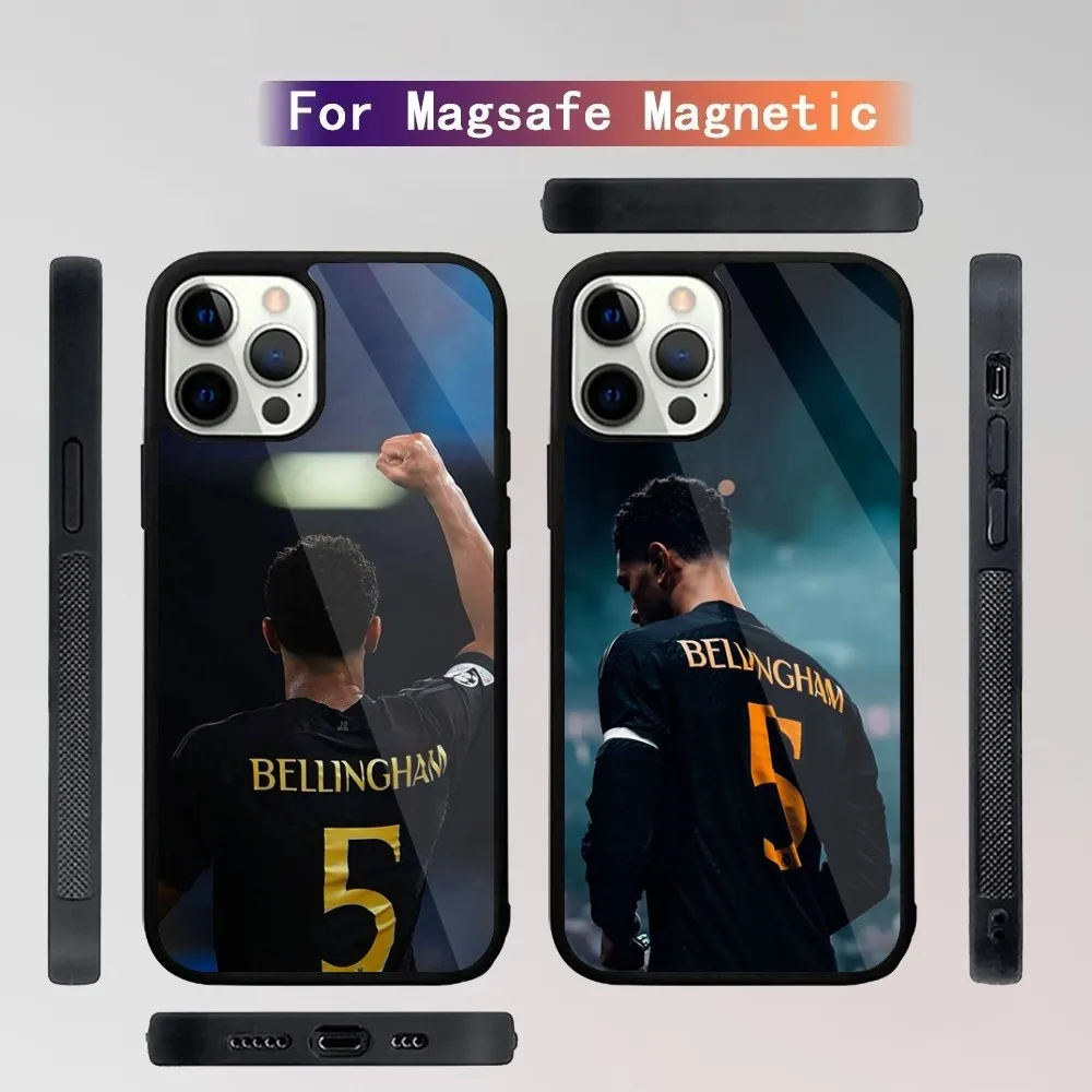 

Football 5 J-Jude R-Real M-Madrid CF Phone Case For iPhone 15,14,13,12,11,Plus,Pro,Max Mini Magsafe Magnetic Wireless Charging