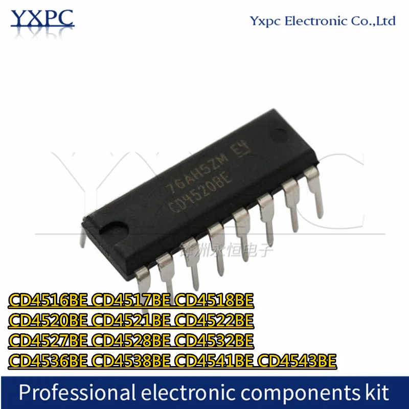 10szt CD4516BE CD4517BE CD4518BE CD4520BE CD4521BE CD4522BE CD4527BE CD4528BE CD4532BE CD4536BE CD4538BE CD4541BE CD4543BE DIP
