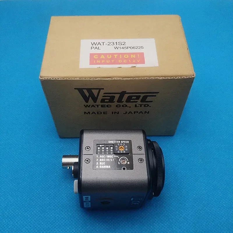 WAT-231S2 DC12V color industrial camera PAL standard BNC input