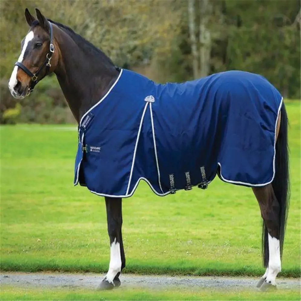 Alfombra de caballo ecuestre de nuevo diseño, Combo de cuello sólido, manta impermeable, suministros de Carreras de Caballos