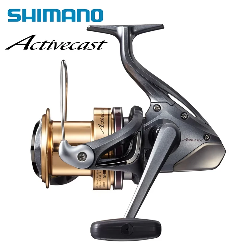 SHIMANO Activecast Surfcast Spinning Fishing Reel 1050 1060 1080 1100 1120 Low-Profile Saltwater Max Drag 15KG