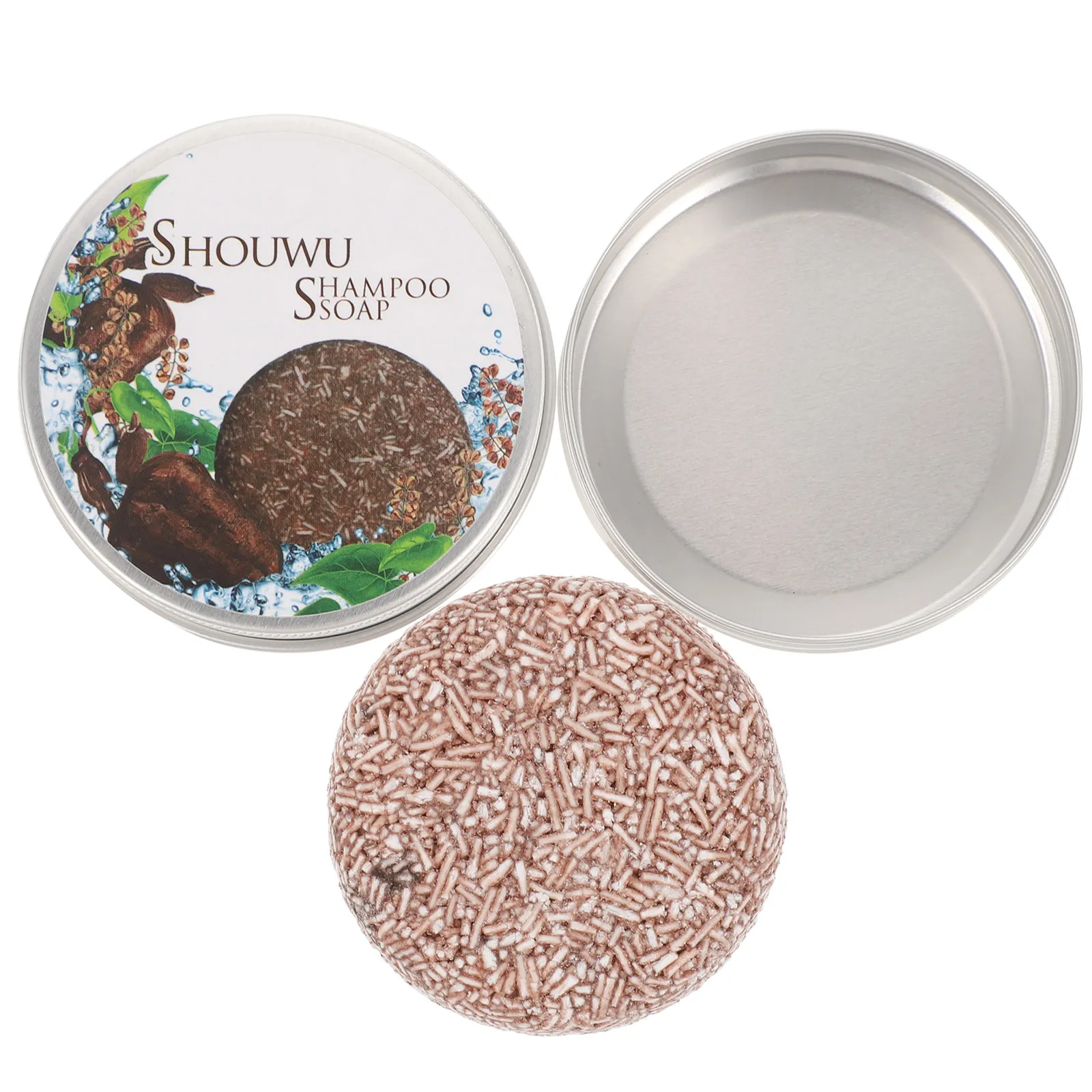 

Твердое мыло-шампунь для волос с растительными маслами, глубоко очищающее, в коробке, портативное, для путешествий, натуральное, для женщин