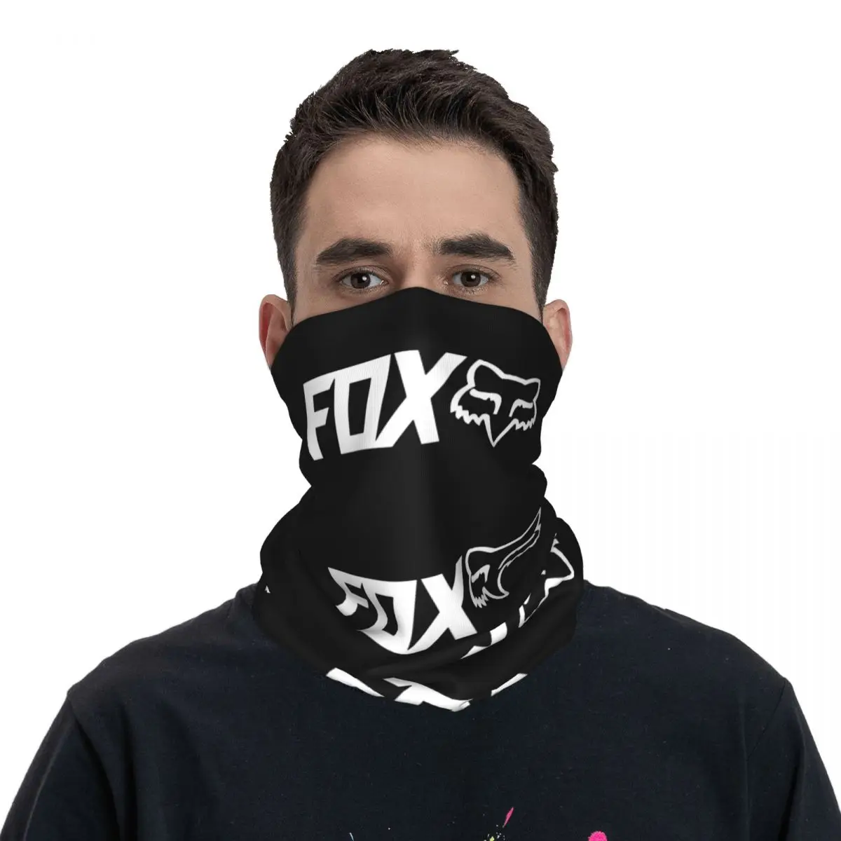 F-x Racing Motor Motocross Bandana Neck Cover Printed Balaclavas Mask Scarf Multiuse Headband Outdoor Sports for Men Women Adult