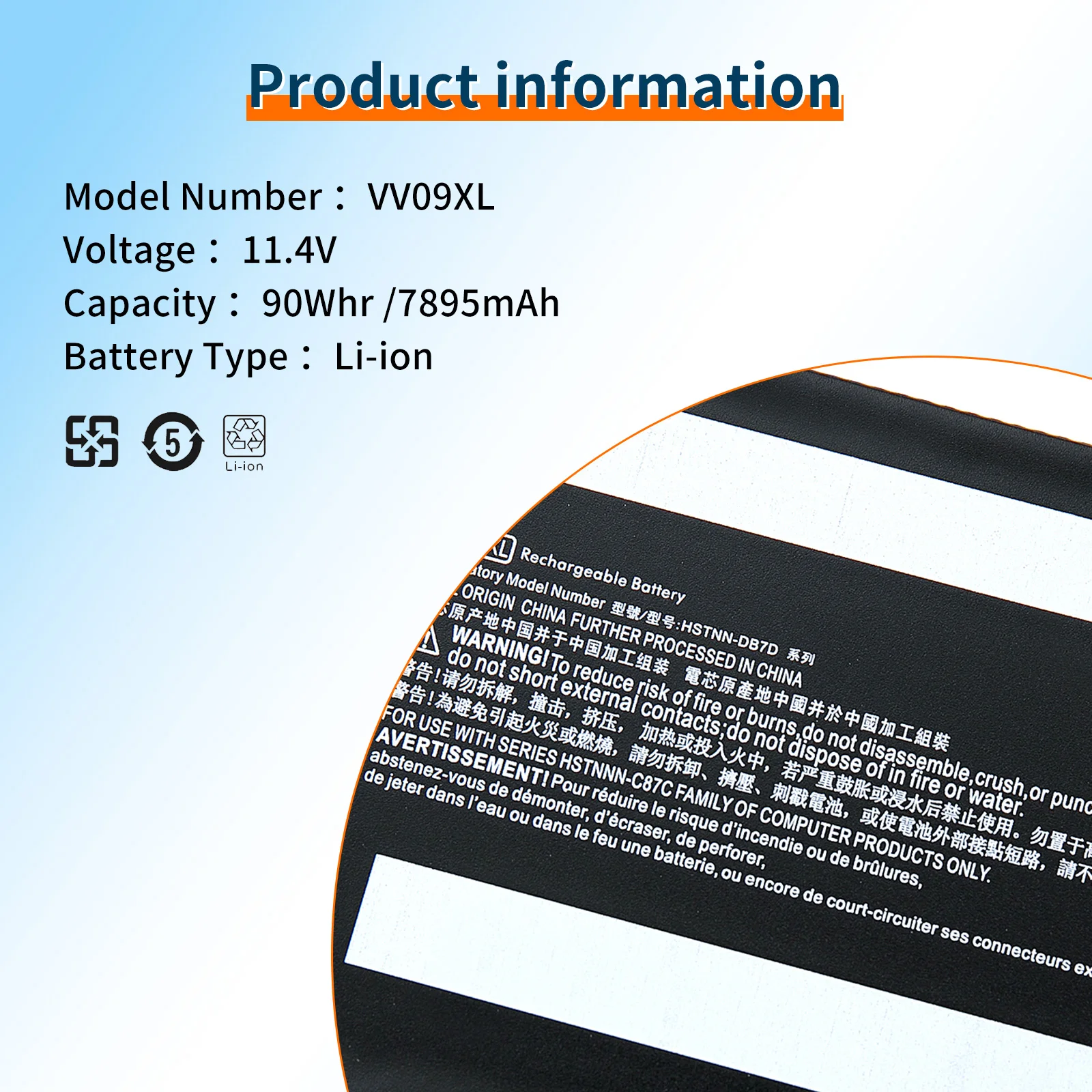 BVBH-batería VV09XL para ordenador portátil, para HP ZBook 15 G3 G4 Series HSTNN-DB7D 808398-2C2 808398-2C1 808452-005 11,4 V 90Wh