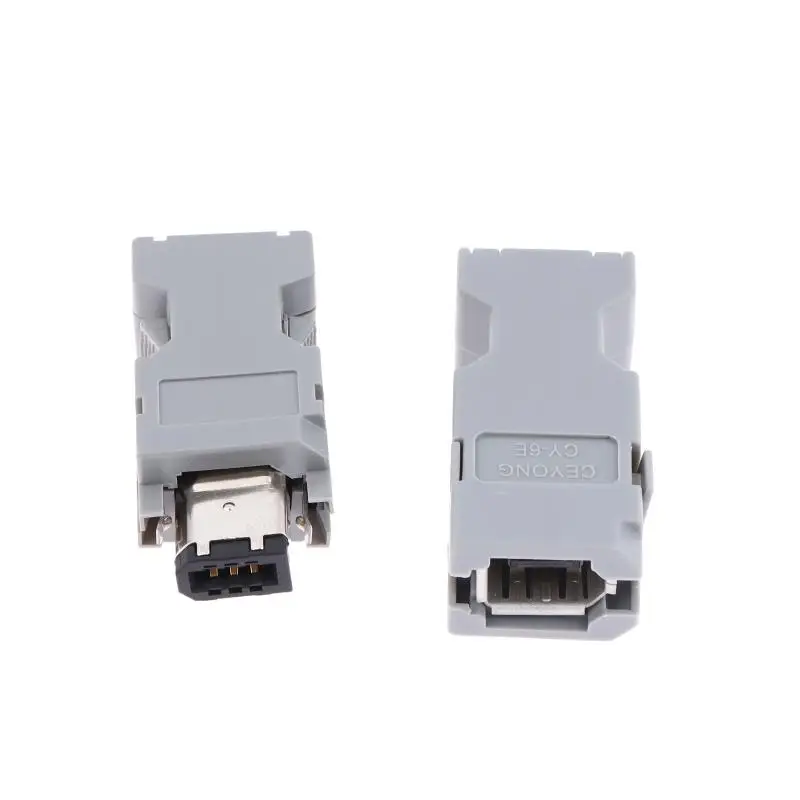 [MOA]Male Female Connector 6 Pin Firewire IEEE 1394 For Yaskawa For Servo Motor Encoder 6P SM-6E Encoder Connector Plug[MOA]