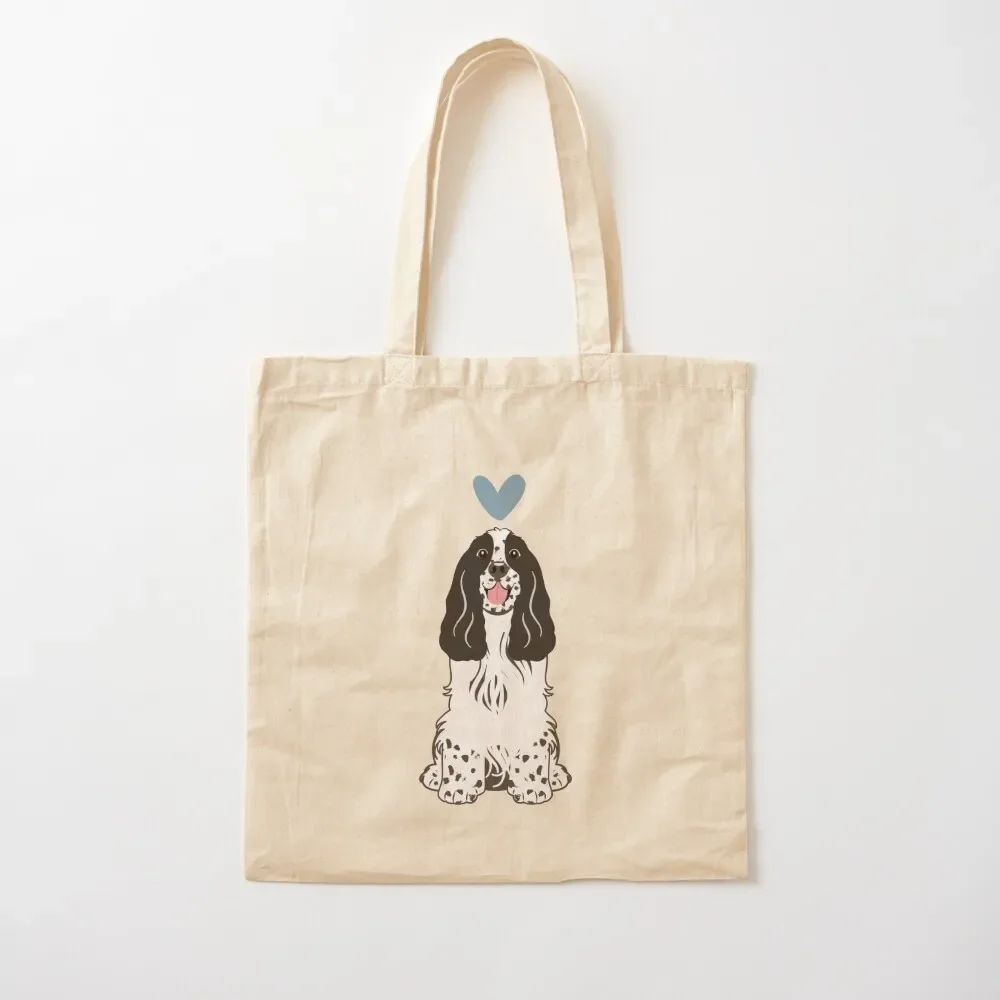 

Love Black and White Cocker Spaniel Tote Bag tote woman Shopper handbag