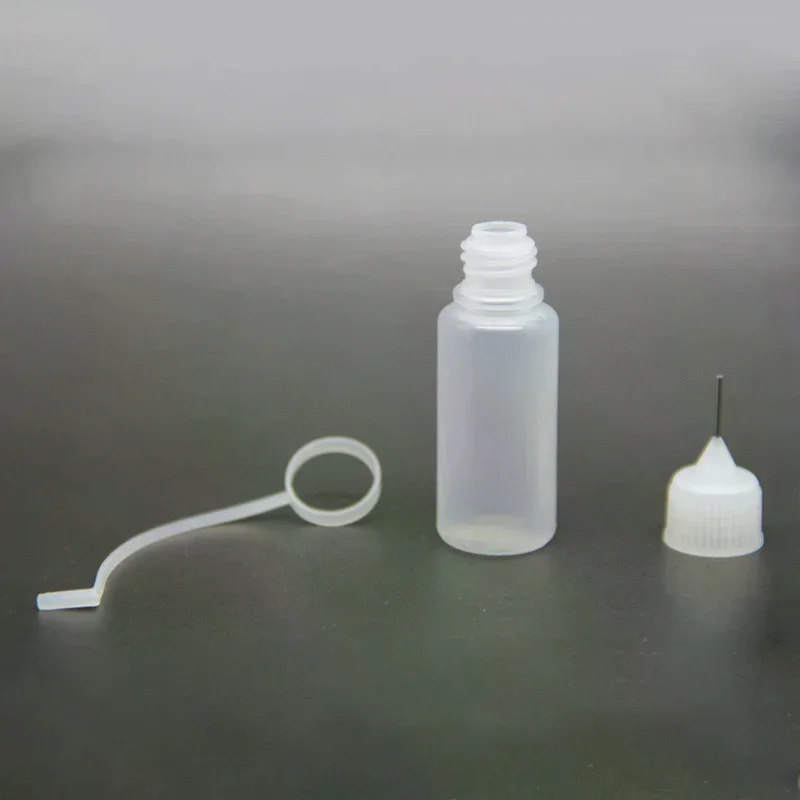 10ml Needle Tip Bottle Translucent Applicator Bottles Glue Bottles for Painting Pointed Mouth Oil Bottle Makeup Tools