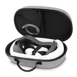 Hard Travel Carrying Case Box for Meta Quest 3S/3/2 &Pico 4 Ultra VR Glasses Storage Bag For Meta VR Accessories Securely Holds