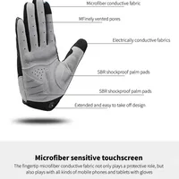 Windproof Cycling Bicycle Gloves Touch Screen Riding MTB Bike Glove Thermal Warm Motorcycle Winter Autumn Bike Clothing