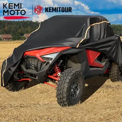 KEMIMOTO UTV 210D Utility Vehicle Storage Cover Compatible with Polaris RZR PRO XP, RZR PRO R for Can-Am for Kawasaki 2-Seats