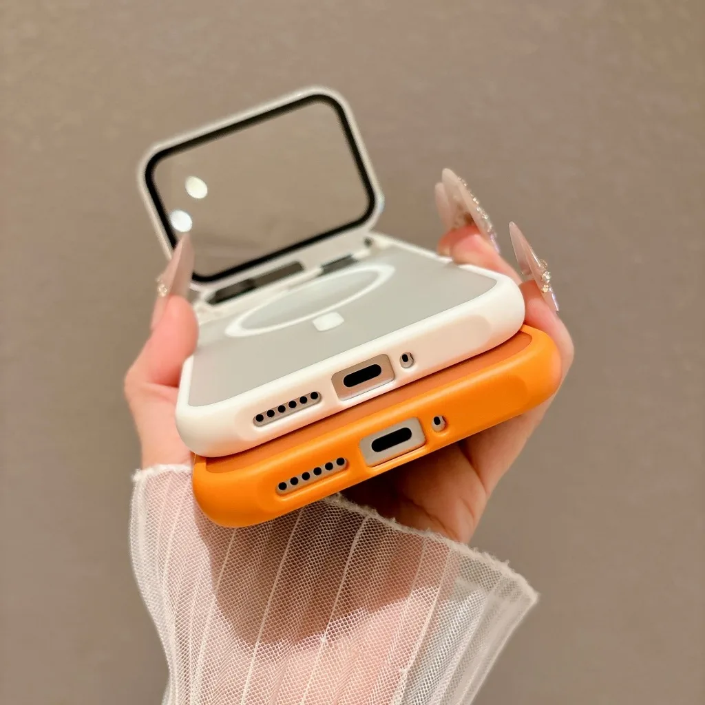 Translucent For Magsafe Magnetic Phone Case with Metal Camera Lens Holder For Xiaomi 17 Pro Max Shockprooof Protective Cover - view 3