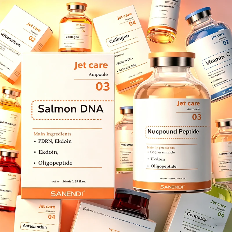

Salmon DNA PDRN & Complex Peptide Facial Serum, Deep Hydration Firming Repair Essence, Anti Aging Brightening Glow Skin Care Kit