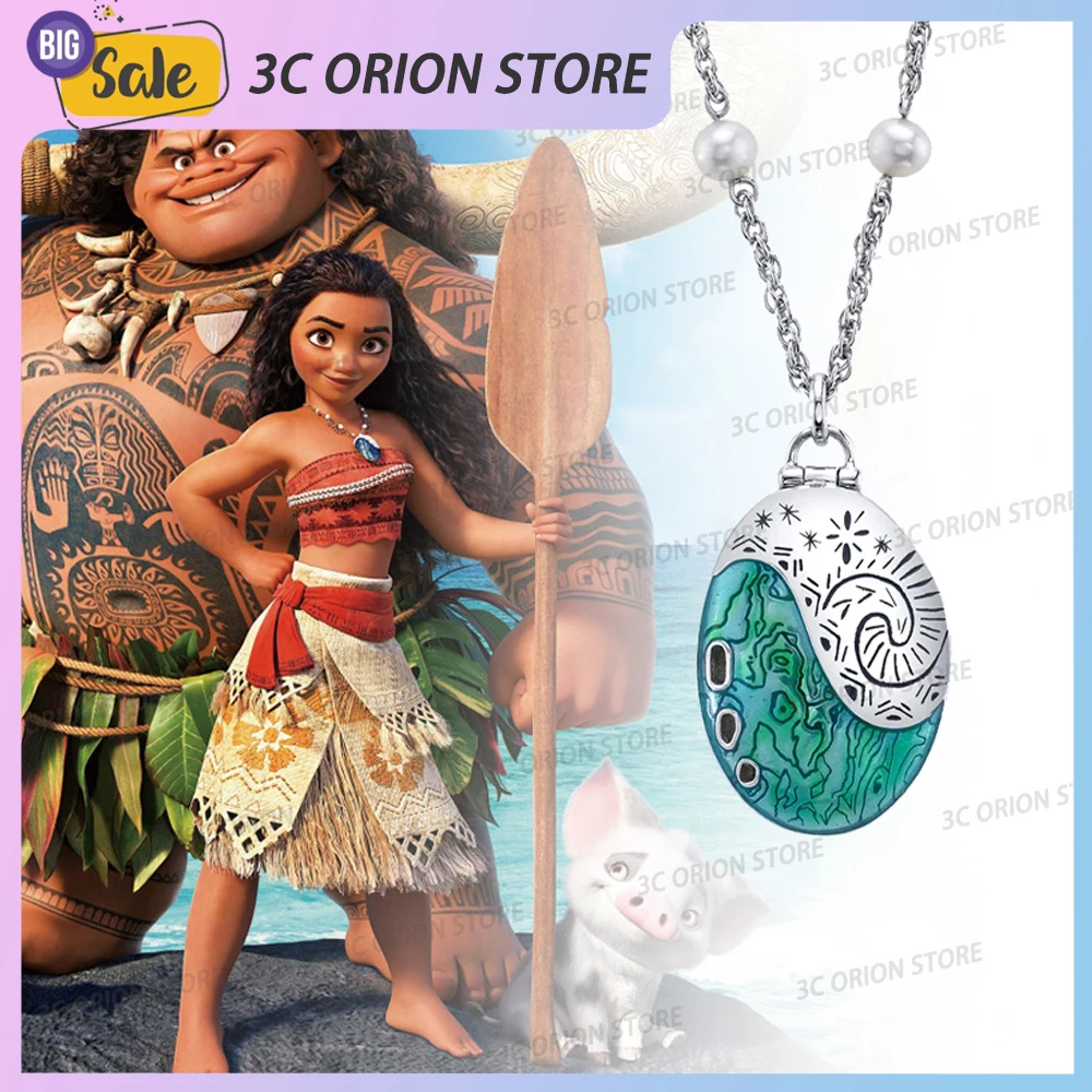 Moana Movie Peripheral Creative Cartoon Ocean Shape Necklace Accessories for Boys and Girls with High-looking Holiday Gifts