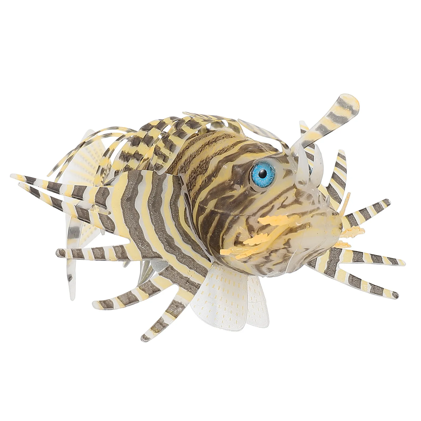 1Pcs Silicone Fish Tank Decor Artificial Fish Ornament Creative Aquarium Landscaping Decor Fine Craftsmanship Realistic Detail
