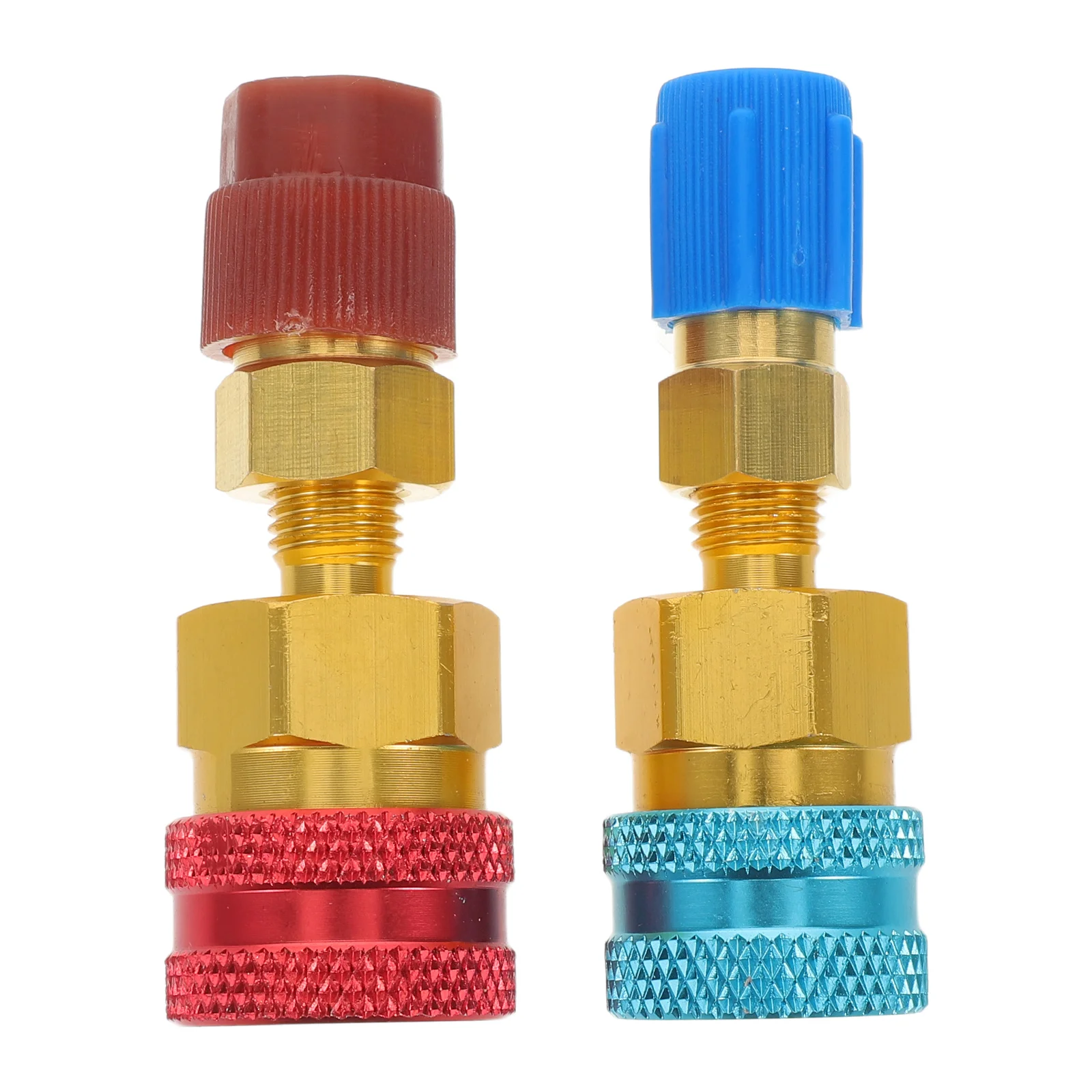 2 Stuks R1234Yf Snelkoppelingen Kit Airconditioning Adapter Voor Ac Slang Connectors Koelmiddel Opladen Hoge Druk Afdichting