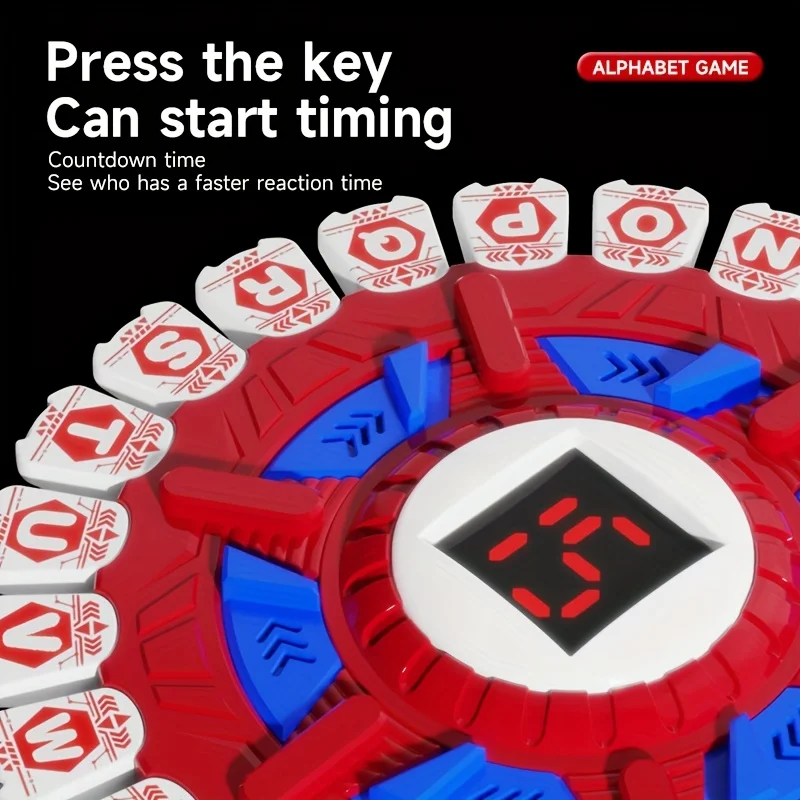 24-Key Spanish Alphabet Game (Digital Display Version) – Fun Brain Challenge, Fast-Thinking Board/Tabletop Game.