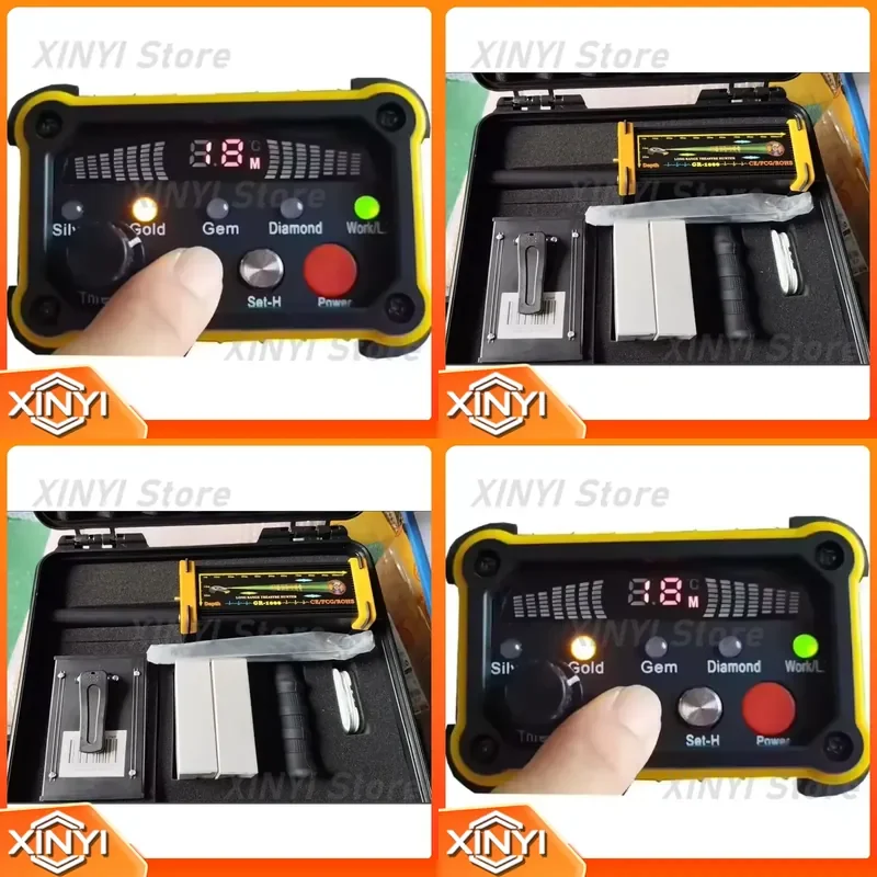 for GR1000 High Precision Remote Metal Gold Precious Stone Detector