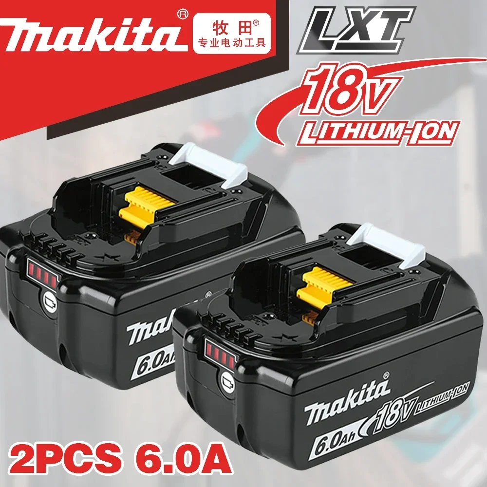 

100% Оригинальный Makita 6Ah/5Ah/3Ah Makita 18V аккумулятор BL1830B BL1850B BL1850 BL1840 BL1860 BL1815 сменный литиевый аккумулятор