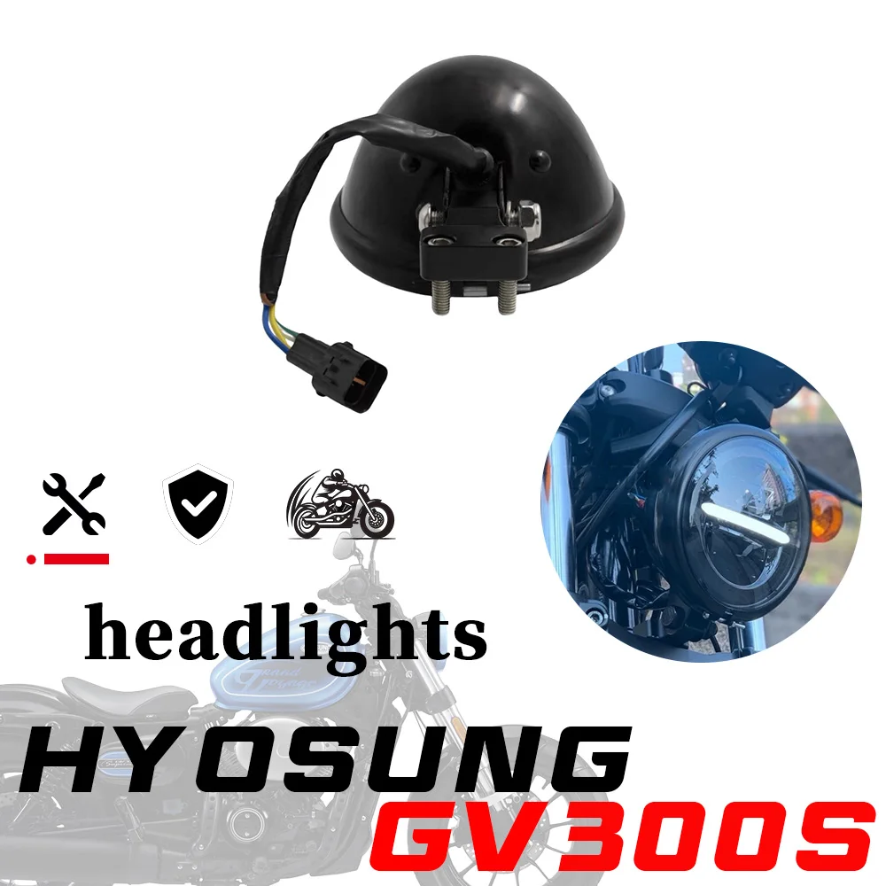 

For HYOSUNG GV300s gv125S Motorcycle modification with LED super bright daytime running lights, headlights, and high/low beams.