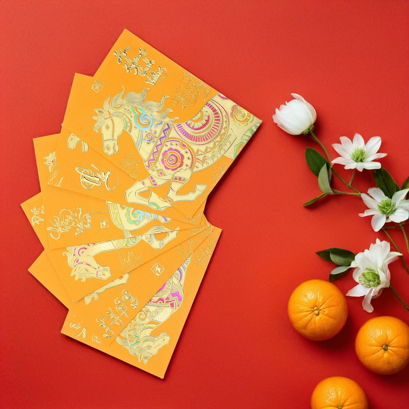 120Pcs Chinese New Year Red Envelopes Vietnamese Style Lucky Money Packets Spring Festival Decorative Envelopes for Cash Gifts