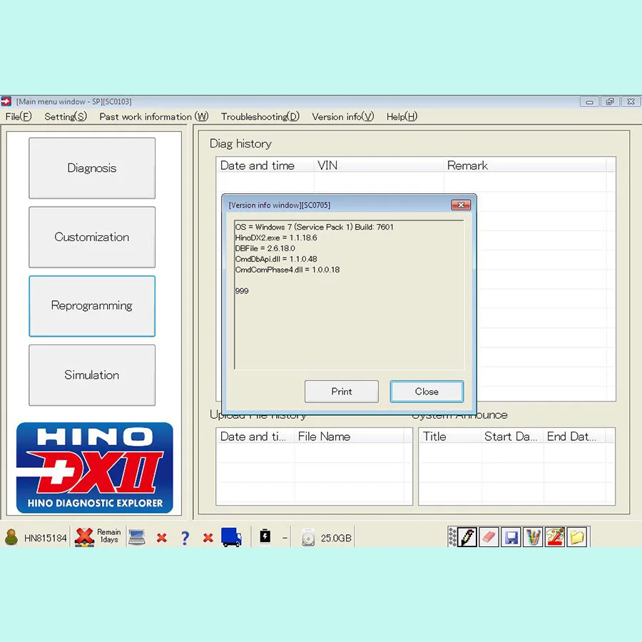 2022 for Hino DX2 V1.1.22 for Hino Diagnostic EXplorer 2 + Troubleshootings Database + Keygen + Video + Nitro