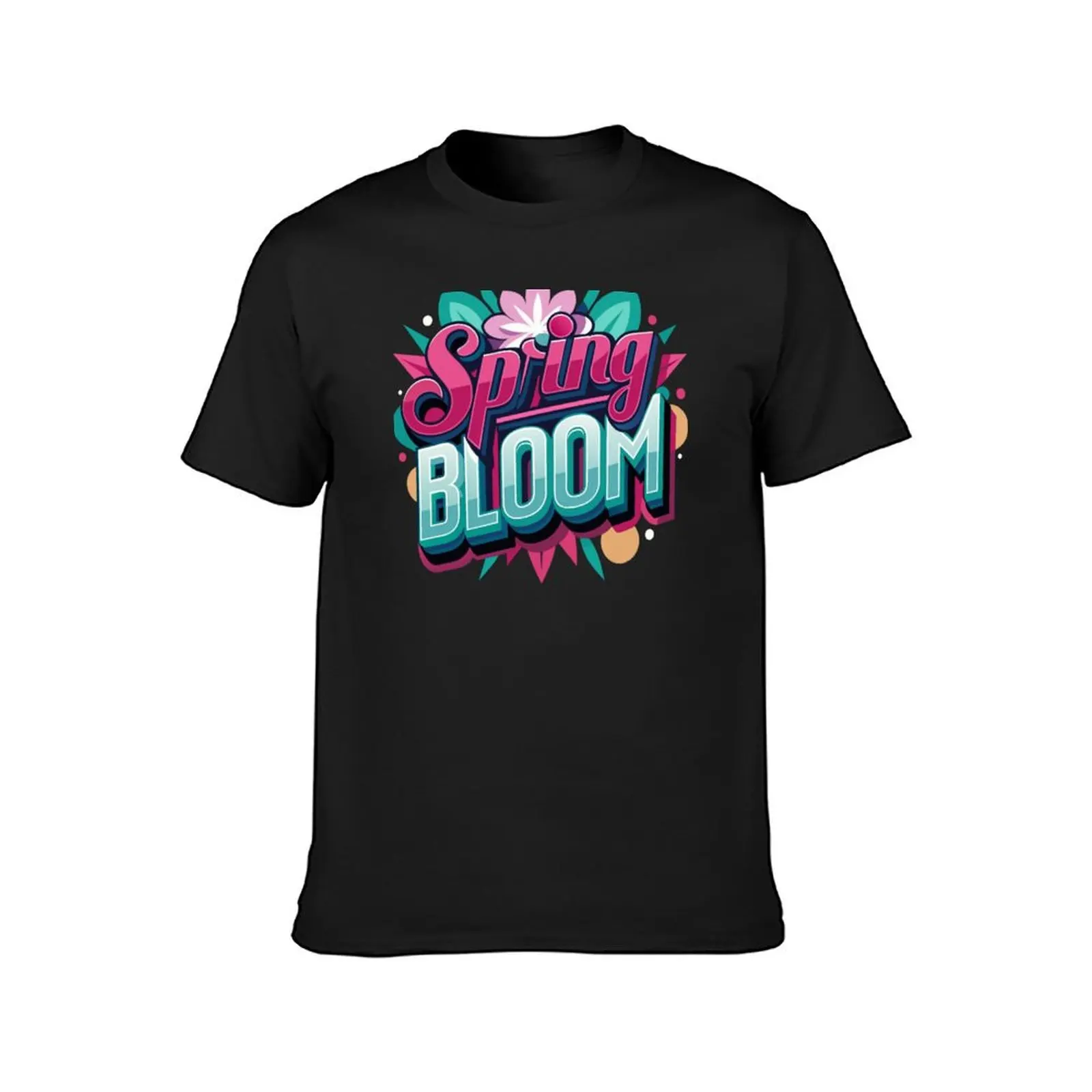 Colors of Spring: Vibrancy and Renewal T-Shirt summer clothes blacks plain t shirts men