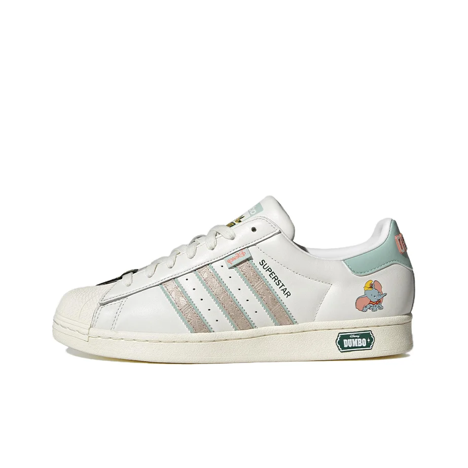 Disney X Adidas Originals SUPERSTAR Skateboard Shoes Women's Low Top White/Blue IE5880