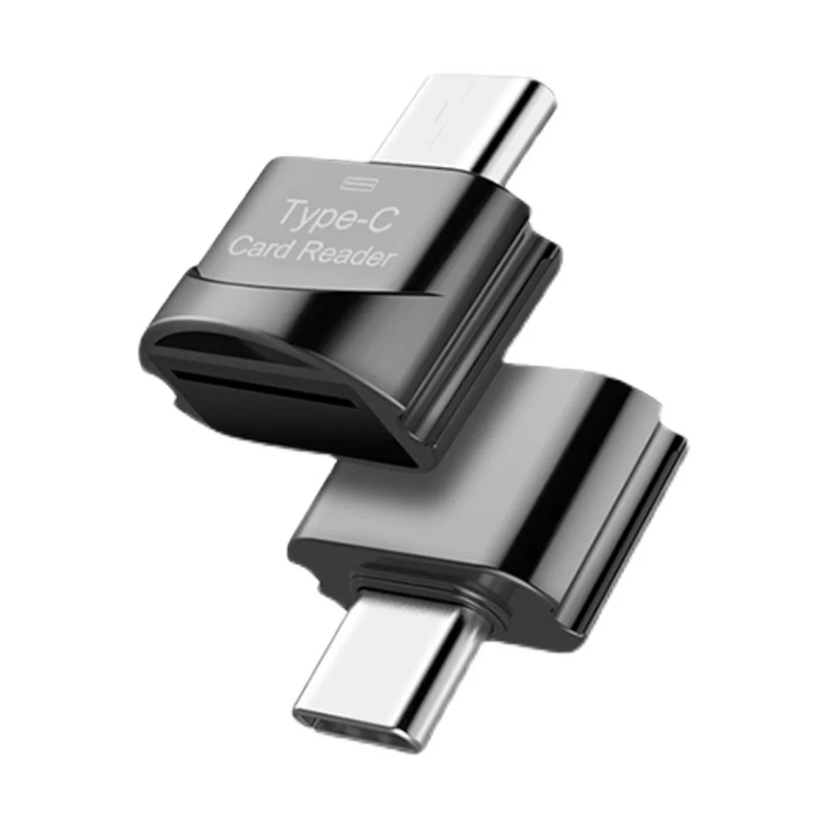 Lector de tarjetas TF a tipo C, adaptador OTG de tarjeta de memoria a USB C de alta velocidad para teléfonos móviles y portátiles