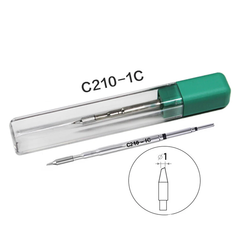 Imagem -05 - Pontas de Substituição de Ferro de Solda C210 sem Chumbo Núcleo de Aquecimento C210-i C210-k C210-si Peças de Ferramenta de Solda 1pc