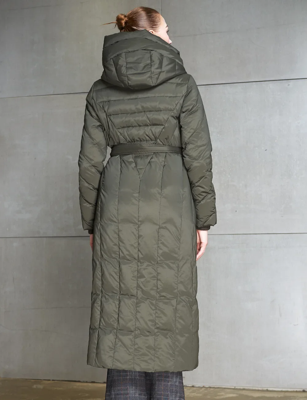 Doudoune d'hiver européenne pour femme, Parkas amincissants avec sangle coupe-vent, nouvelle collection 2025
