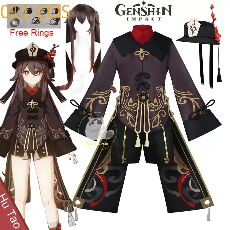 Genshin impact Hu Dan cosplay costume hutrai Chinese style clothing anime game cosplay costume for women girls