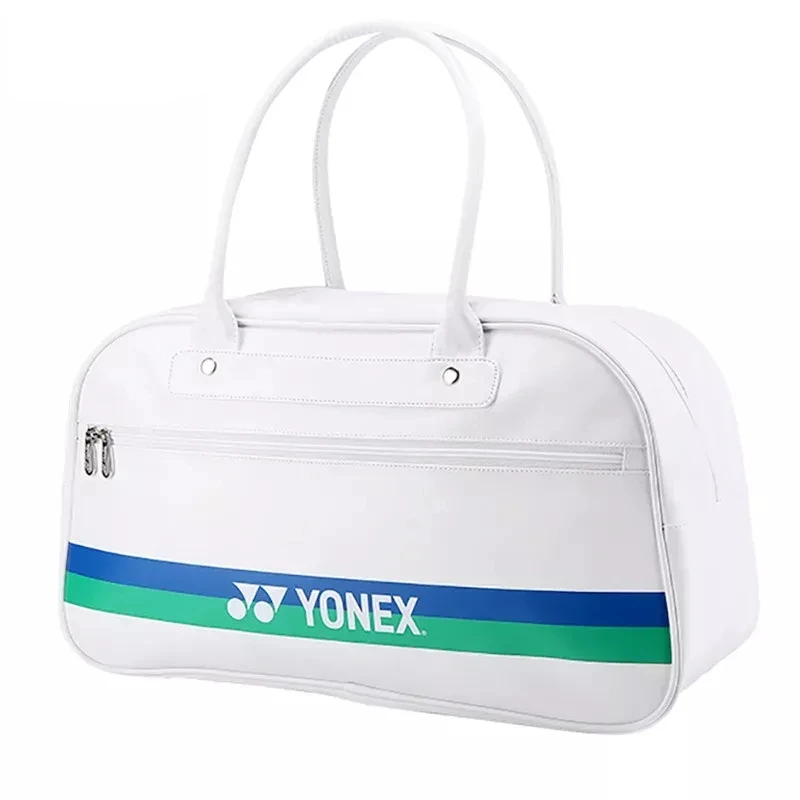 Yonex 75th Anniversary PU Leather High Quality Badminton Racquet Bag Sports Tote Bag For Women Mens Can Hold 3 Racquets