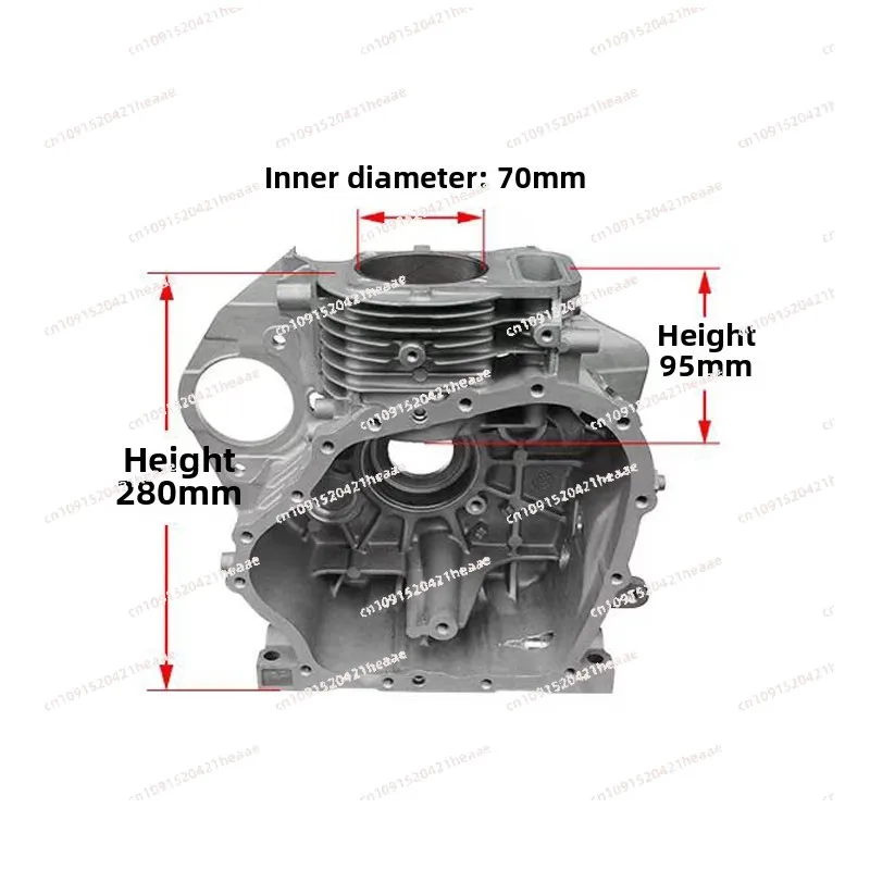 مناسبة لمحرك ديزل ثلاجة por aire part el block de cilindro la carcasa la caja 173 178 186 188 192 195F #2