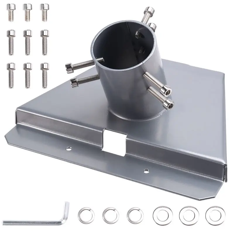 a25f-roof-mount-plate-pole-base-satellite-antennae-base-wall-mounted-antenna-base-satellite-pipe-adapter-base-support-base
