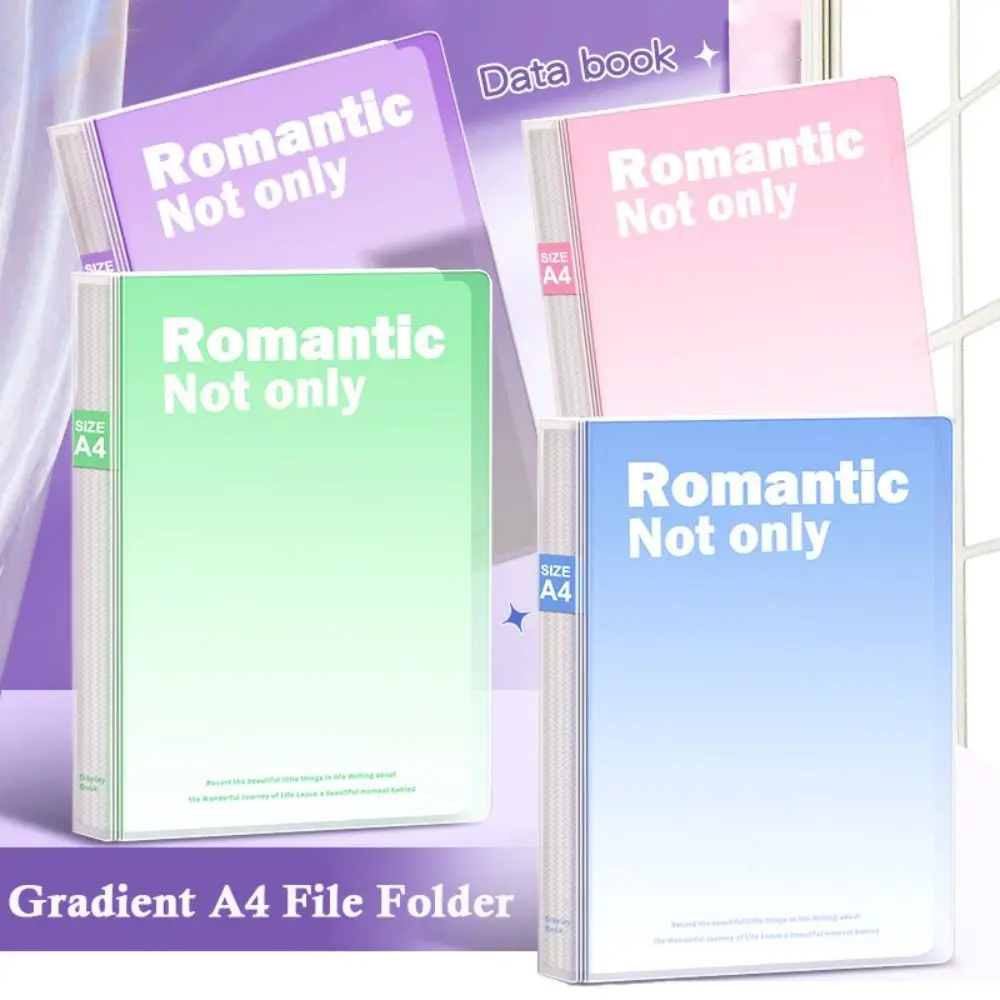 

Новая папка для файлов формата А4, 30/60 страниц, градиентная цветная классификация, сумка для файлов, большая вместительная пластиковая сумка для хранения документов