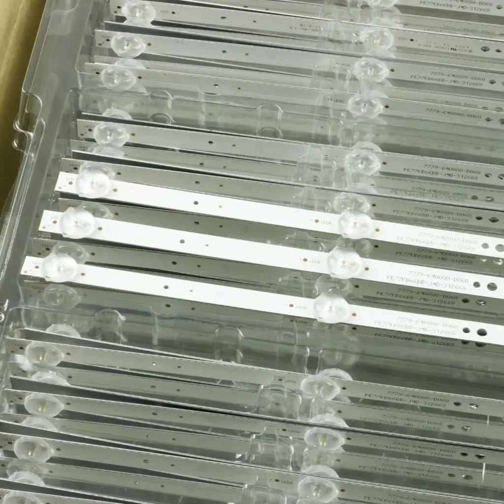 LEDバックライトストリップバー,Skyworth,40e2as,40k5c,5850-w4000-9p10,H-LED40F453BS2, H-LED40F456BS2, APT-LB17086-40-1.3, 7779-640000用