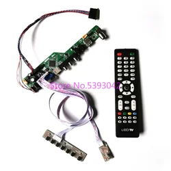 KIT For LP156WHB (TL)(A1)/(TL)(A2)/(TL)(B1)/(TL)(B2) Analog LCD Panel VGA USB AV 40Pin 1366*768 LVDS TV Control Drive Board