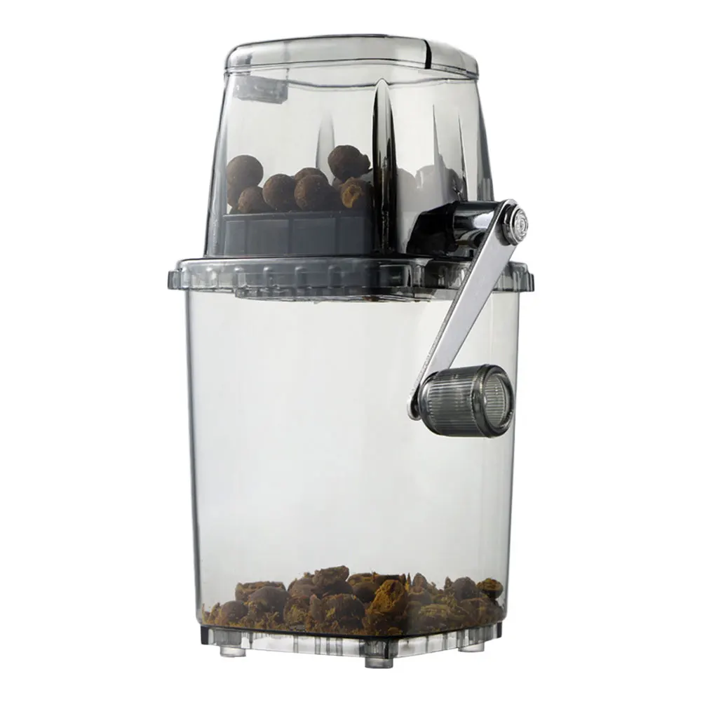 手動釣りルアークラッシャー多機能手動アイスクラッシャー鯉餌グラインダーボックスステンレス鋼の刃付きアイスチョッパー