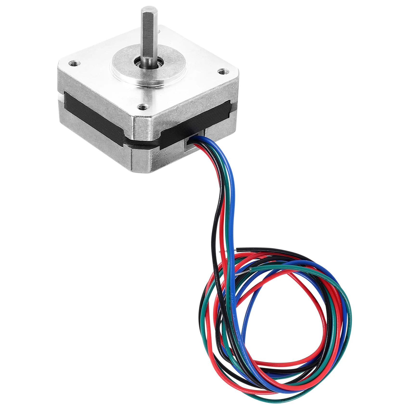 Stepper 4-Lead Nema 17 Motor Stepper 20Mm 1A 13Ncm(18.4Oz.In) 42 Motor Nema17 Stepper untuk Diy 3D Printer Cnc